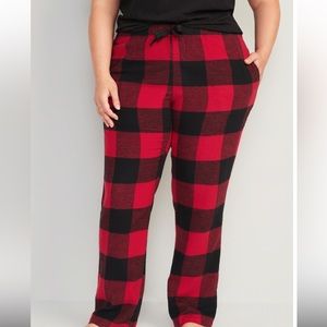 Old Navy Red Buffalo Plaid Pajama Pants